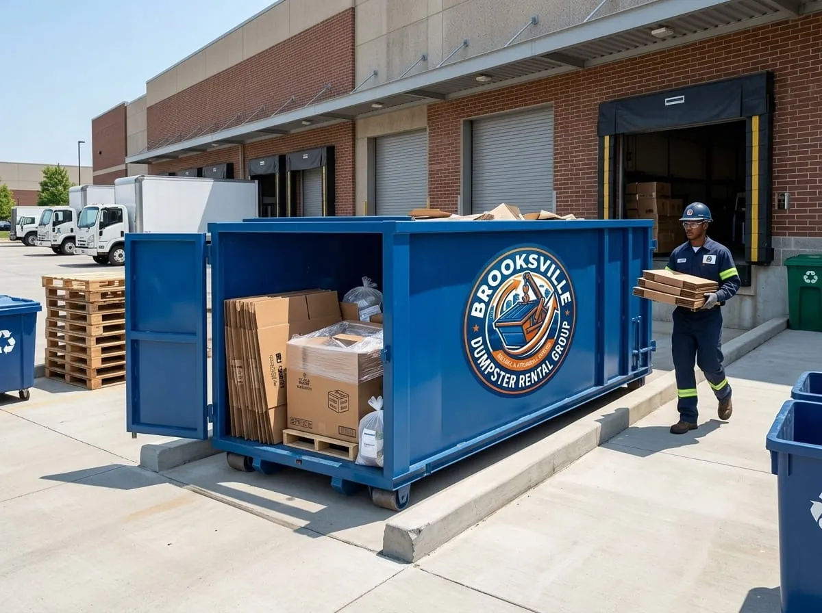 Range of dumpster sizes from Brooksville Dumpster Rental Group in Brooksville, FL